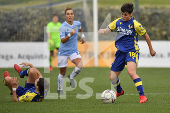 2021-12-04 - Federica Anghileri of Hellas Verona during the 10th day of the Serie A Championship between S.S. Lazio Women and Hellas Verona Women at the stadio Mirko Fersini on 4th of December, 2021 in Formello, Italy. - LAZIO WOMEN VS HELLAS VERONA WOMEN - ITALIAN SERIE A WOMEN - SOCCER