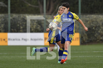 2021-12-04 - Federica Anghileri of Hellas Verona during the 10th day of the Serie A Championship between S.S. Lazio Women and Hellas Verona Women at the stadio Mirko Fersini on 4th of December, 2021 in Formello, Italy. - LAZIO WOMEN VS HELLAS VERONA WOMEN - ITALIAN SERIE A WOMEN - SOCCER