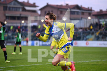 2021-12-04 - Girelli celebrating second goal - US SASSUOLO VS JUVENTUS FC - ITALIAN SERIE A WOMEN - SOCCER