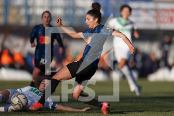 2021-12-11 - Ghoutia Karchouni (FC Internazionale) scores her side’s first goal - INTER - FC INTERNAZIONALE VS US SASSUOLO - ITALIAN SERIE A WOMEN - SOCCER