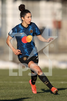 2021-12-11 - Ghoutia Karchouni (FC Internazionale) in action - INTER - FC INTERNAZIONALE VS US SASSUOLO - ITALIAN SERIE A WOMEN - SOCCER