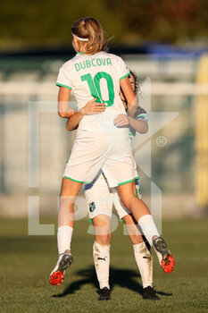 2021-12-11 - Kamila Dubcova (U.S. Sassuolo) celebrates after scoring her side’s second goal - INTER - FC INTERNAZIONALE VS US SASSUOLO - ITALIAN SERIE A WOMEN - SOCCER