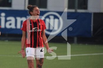 2021-12-12 - Miriam Longo (AC Milan) celebrates the goal - JUVENTUS FC VS AC MILAN - ITALIAN SERIE A WOMEN - SOCCER