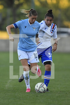 2021-08-29 - Martin and Batellani during the Serie A match between SS LAZIO and UC SAMPDORIA at stadio Mirko Fersini Formello on August 29, 2021 in Formello, Italy. - SS LAZIO WOMEN VS US SAMPDORIA - ITALIAN SERIE A WOMEN - SOCCER