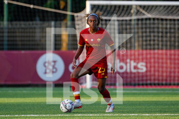 2021-09-04 - Allyson Swaby of AS Roma Women in action during the Italian Football Championship League A Women 2021/2022 match between AS Roma Women vs Napoli Femminile at the Fulvio Bernardini Sport Center - ROMA WOMEN VS NAPOLI FEMMINILE - ITALIAN SERIE A WOMEN - SOCCER