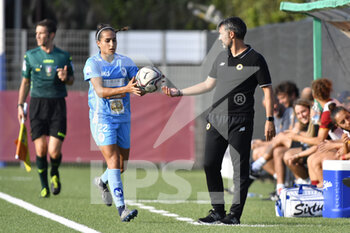 2021-09-04 - Abrahamsson and Spugna during the Serie A match between AS ROMA and ASD NAPOLI FEMMINILE at the stadio Agostino Di Bartolomei Trigoria on September 4, 2021 in Trigoria, Italy. - ROMA WOMEN VS NAPOLI FEMMINILE - ITALIAN SERIE A WOMEN - SOCCER