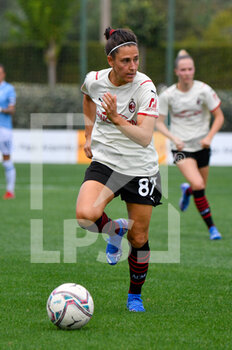 2021-09-11 - Veronica Boquete of AC Milan in action during the  Italian Football Championship League A Women 2021/2022 match between SS Lazio Women vs AC Milan at the Stadium Mirko Fersini - LAZIO WOMEN VS AC MILAN - ITALIAN SERIE A WOMEN - SOCCER