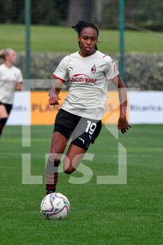 2021-09-11 - Lindsey Thomas of AC Milan in action during the  Italian Football Championship League A Women 2021/2022 match between SS Lazio Women vs AC Milan at the Stadium Mirko Fersini - LAZIO WOMEN VS AC MILAN - ITALIAN SERIE A WOMEN - SOCCER