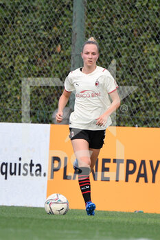 2021-09-11 - Thrige Andersen of AC Milan in action during the  Italian Football Championship League A Women 2021/2022 match between SS Lazio Women vs AC Milan at the Stadium Mirko Fersini - LAZIO WOMEN VS AC MILAN - ITALIAN SERIE A WOMEN - SOCCER