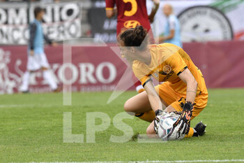 2021-10-02 - Camelia Ceasar of AS Roma Women  in action during the Women Serie A match between AS Roma and Juventus at Tre Fontane Stadium on October 02, 2021 in Rome, Italy.  - ROMA WOMEN VS JUVENTUS FEMMINILE - ITALIAN SERIE A WOMEN - SOCCER