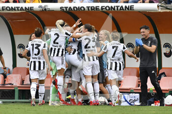 2021-10-02 - Juventus during the Women Serie A match between AS Roma and Juventus at Tre Fontane Stadium on October 02, 2021 in Rome, Italy.  - ROMA WOMEN VS JUVENTUS FEMMINILE - ITALIAN SERIE A WOMEN - SOCCER