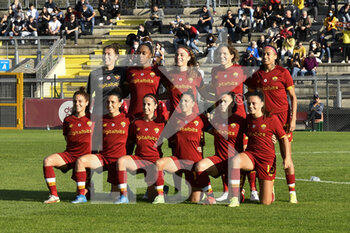 2021-11-13 - AS Roma Team during the Serie A match between A.S. Roma Women and ACF Fiorentina Femmile at the stadio Tre Fontane on 14th of November, 2021 in Rome, Italy. - AS ROMA WOMEN VS ACF FIORENTINA - ITALIAN SERIE A WOMEN - SOCCER