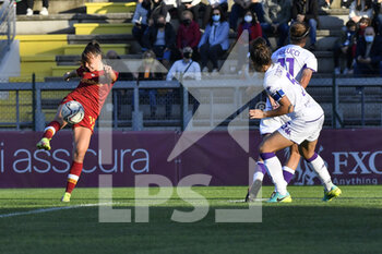 2021-11-13 - Annamaria Serturini of AS Roma Women during the Serie A match between A.S. Roma Women and ACF Fiorentina Femmile at the stadio Tre Fontane on 14th of November, 2021 in Rome, Italy. - AS ROMA WOMEN VS ACF FIORENTINA - ITALIAN SERIE A WOMEN - SOCCER