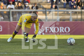 2021-11-13 - Katja Schroffenegger of ACF Fiorentina during the Serie A match between A.S. Roma Women and ACF Fiorentina Femmile at the stadio Tre Fontane on 14th of November, 2021 in Rome, Italy. - AS ROMA WOMEN VS ACF FIORENTINA - ITALIAN SERIE A WOMEN - SOCCER