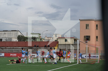 2021-11-14 - Christy Grimshaw (11) AC Milan Women in the action that leads to the goal during the Italian Soccer Seria A Women 2021/2022 match between Pomigliano Femminile vs Milan Women on November 14, 2021 at the Stadium Ugo Gobbato in Pomigliano Italy - POMIGLIANO VS MILAN WOMEN - ITALIAN SERIE A WOMEN - SOCCER
