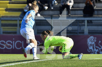 2021-12-12 - Stéphanie Öhrström of S.S. Lazio Women during the 11th day of the Serie A Championship between A.S. Roma Women and S.S. Lazio Women at the stadio Tre Fontane on 12th of December, 2021 in Rome, Italy. - AS ROMA VS LAZIO WOMEN - ITALIAN SERIE A WOMEN - SOCCER