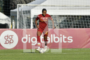 2021-12-12 - Allyson Swaby of AS Roma Women during the 11th day of the Serie A Championship between A.S. Roma Women and S.S. Lazio Women at the stadio Tre Fontane on 12th of December, 2021 in Rome, Italy. - AS ROMA VS LAZIO WOMEN - ITALIAN SERIE A WOMEN - SOCCER