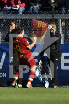 2021-12-12 - Valeria Pirone of AS Roma Women during the 11th day of the Serie A Championship between A.S. Roma Women and S.S. Lazio Women at the stadio Tre Fontane on 12th of December, 2021 in Rome, Italy. - AS ROMA VS LAZIO WOMEN - ITALIAN SERIE A WOMEN - SOCCER