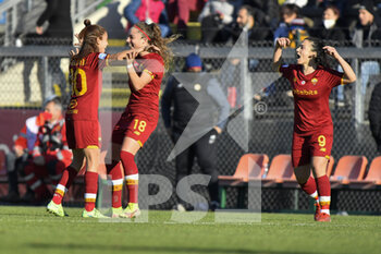 2021-12-12 - Benedetta Glionna of AS Roma Women during the 11th day of the Serie A Championship between A.S. Roma Women and S.S. Lazio Women at the stadio Tre Fontane on 12th of December, 2021 in Rome, Italy. - AS ROMA VS LAZIO WOMEN - ITALIAN SERIE A WOMEN - SOCCER