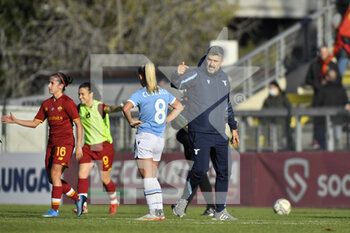 2021-12-12 - Massimiliano Catini of S.S. Lazio during the 11th day of the Serie A Championship between A.S. Roma Women and S.S. Lazio Women at the stadio Tre Fontane on 12th of December, 2021 in Rome, Italy. - AS ROMA VS LAZIO WOMEN - ITALIAN SERIE A WOMEN - SOCCER