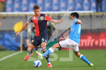 2021-08-29 - Zinho Vanheusden (Genoa), Hirving Lozano (Napoli) - GENOA CFC VS SSC NAPOLI - ITALIAN SERIE A - SOCCER