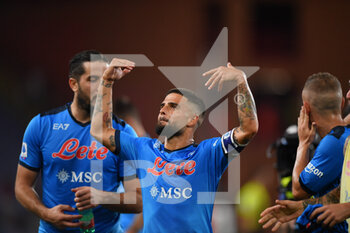 2021-08-29 - Lorenzo Insigne (Napoli)
, celebrates after scoring a match - GENOA CFC VS SSC NAPOLI - ITALIAN SERIE A - SOCCER