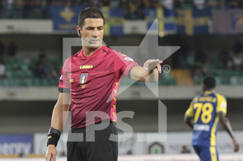 2021-08-27 - The referee of the match Manganiello - HELLAS VERONA FC VS INTER - FC INTERNAZIONALE - ITALIAN SERIE A - SOCCER