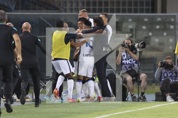 2021-08-27 - Happiness of Joaquin Correa after scoring the first goal with Inter shirt - HELLAS VERONA FC VS INTER - FC INTERNAZIONALE - ITALIAN SERIE A - SOCCER