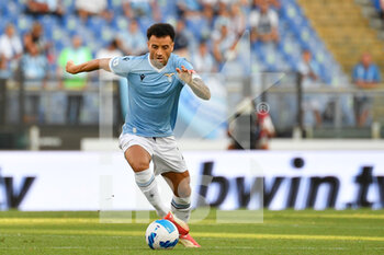 2021-08-28 - Felipe Anderson of SS Lazio in action during the  Italian Football Championship League A 2021/2022 match between SS Lazio vs Spezia Calcio at the Olimpic Stadium in Rome. - SS LAZIO VS SPEZIA CALCIO - ITALIAN SERIE A - SOCCER