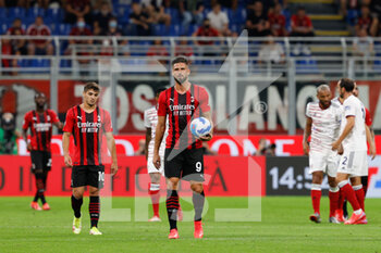 2021-08-29 - Olivier Giroud (AC Milan) - AC MILAN VS CAGLIARI CALCIO - ITALIAN SERIE A - SOCCER