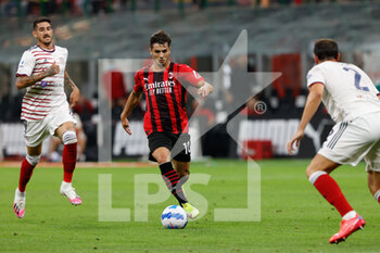 2021-08-29 - Brahim Diaz (AC Milan) in action - AC MILAN VS CAGLIARI CALCIO - ITALIAN SERIE A - SOCCER