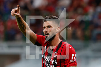 2021-08-29 - Olivier Giroud (AC Milan) - AC MILAN VS CAGLIARI CALCIO - ITALIAN SERIE A - SOCCER