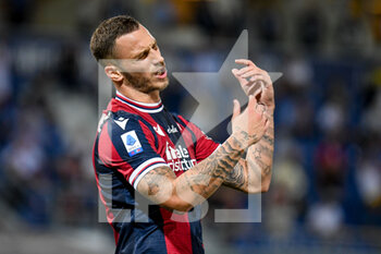2021-09-13 - Marko Arnautovic (Bologna) portrait gestures - BOLOGNA FC VS HELLAS VERONA FC - ITALIAN SERIE A - SOCCER