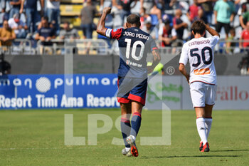 2021-09-12 - Galvao Joao Pedro of Cagliari Calcio Rigore, Esultanza, Celebration after scoring goal - CAGLIARI CALCIO VS GENOA CFC - ITALIAN SERIE A - SOCCER
