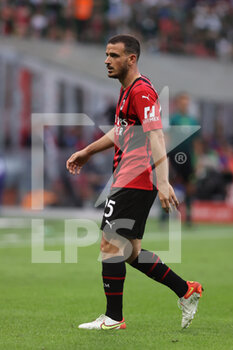 2021-09-12 - Alessando Florenzi of AC Milan in action during the Serie A 2021/22 football match between AC Milan and SS Lazio at Giuseppe Meazza Stadium, Milan, Italy on September 12, 2021 - AC MILAN VS SS LAZIO - ITALIAN SERIE A - SOCCER