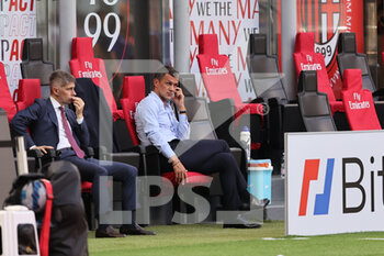 2021-09-12 - Paolo Maldini Technical Area Director of AC Milan during the Serie A 2021/22 football match between AC Milan and SS Lazio at Giuseppe Meazza Stadium, Milan, Italy on September 12, 2021 - AC MILAN VS SS LAZIO - ITALIAN SERIE A - SOCCER
