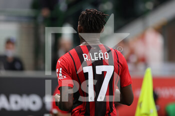 2021-09-12 - Rafael Leao of AC Milan during the Serie A 2021/22 football match between AC Milan and SS Lazio at Giuseppe Meazza Stadium, Milan, Italy on September 12, 2021 - AC MILAN VS SS LAZIO - ITALIAN SERIE A - SOCCER