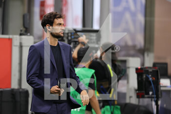 2021-09-12 - Marco Parolo of DAZN Italia during the Serie A 2021/22 football match between AC Milan and SS Lazio at Giuseppe Meazza Stadium, Milan, Italy on September 12, 2021 - AC MILAN VS SS LAZIO - ITALIAN SERIE A - SOCCER
