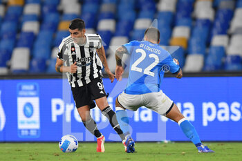 2021-09-11 - Juventus' forward Alvaro Morata in action against Napoli's defender Giovanni Di Lorenzo  - SSC NAPOLI VS JUVENTUS FC - ITALIAN SERIE A - SOCCER