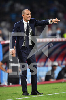 2021-09-11 - Juventus' head coach Massimiliano Allegri gestures  - SSC NAPOLI VS JUVENTUS FC - ITALIAN SERIE A - SOCCER