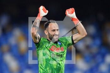 2021-09-11 - Napoli's goalkeeper David Ospina jubilates at the end of the match - SSC NAPOLI VS JUVENTUS FC - ITALIAN SERIE A - SOCCER