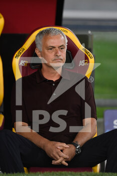2021-09-12 - Jose’ Mourinho coach of AS Roma in action during the  Italian Football Championship League A 2021/2022 match between AS Roma vs US Sassuolo at the Olimpic Stadium in Rome.
Photo Antonietta Baldassarre/POOL/Fabrizio Corradetti /LM - AS ROMA VS US SASSUOLO - ITALIAN SERIE A - SOCCER