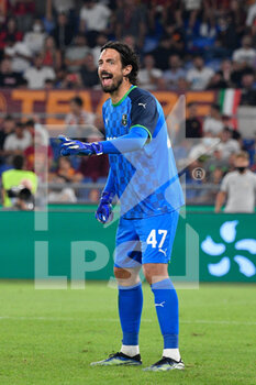2021-09-12 - Andrea Consiglio of US Sassuolo Calcio in action during the  Italian Football Championship League A 2021/2022 match between AS Roma vs US Sassuolo at the Olimpic Stadium in Rome. - AS ROMA VS US SASSUOLO - ITALIAN SERIE A - SOCCER