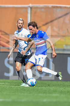 2021-09-12 - Marcelo Brozovic (Inter), TOMMASO AUGELLO (Sampdoria) - UC SAMPDORIA VS INTER - FC INTERNAZIONALE - ITALIAN SERIE A - SOCCER