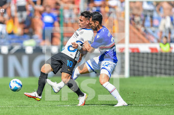 2021-09-12 - Lautaro Martinez (Inter), MAYA YOSHIDA (Sampdoria) - UC SAMPDORIA VS INTER - FC INTERNAZIONALE - ITALIAN SERIE A - SOCCER