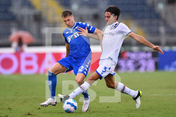 2021-09-19 - Nicolas Haas (Empoli) e Tommaso Augello (Sampdoria) - EMPOLI FC VS UC SAMPDORIA - ITALIAN SERIE A - SOCCER