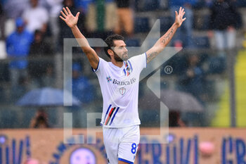 2021-09-19 - Antonio Candreva (Sampdoria) esulta dopo aver segnato un gol - EMPOLI FC VS UC SAMPDORIA - ITALIAN SERIE A - SOCCER
