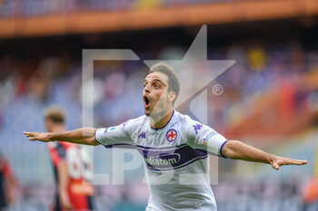 2021-09-18 - Giacomo BONAVENTURA (Fiorentina), celebrates after scoring a goal - GENOA CFC VS ACF FIORENTINA - ITALIAN SERIE A - SOCCER