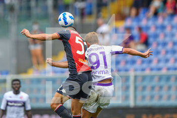 2021-09-18 - Nikola Maksimovic (Genoa), Aleksandr  KOKORIN (Fiorentina) - GENOA CFC VS ACF FIORENTINA - ITALIAN SERIE A - SOCCER
