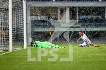2021-09-19 - Lorenzo Pellegrini (Roma) scores a goal 0-1 - HELLAS VERONA FC VS AS ROMA - ITALIAN SERIE A - SOCCER
